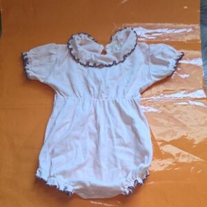 Lali Baby Girl Pointelle Knit Bodysuit 100% Cotton